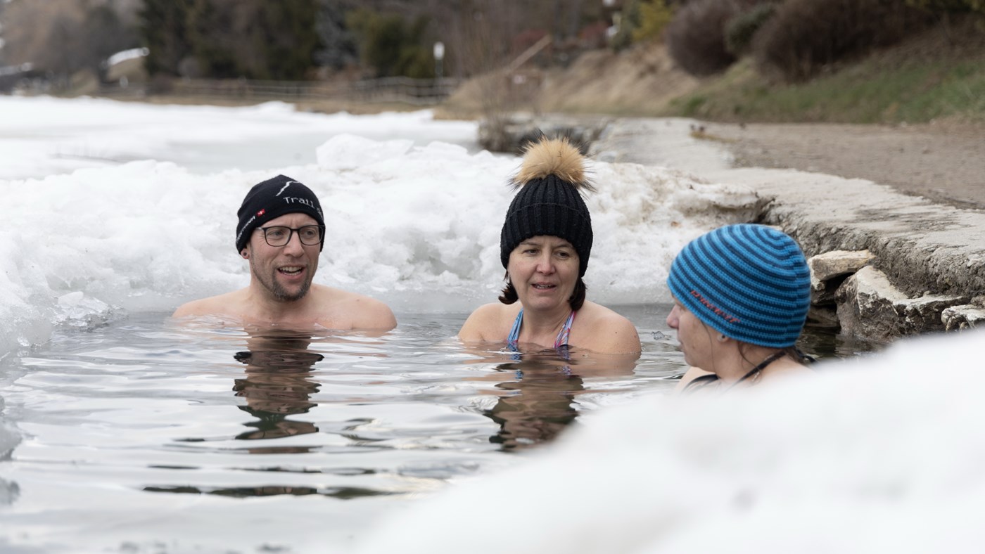 Un bain glacé pour réchauffer la forme