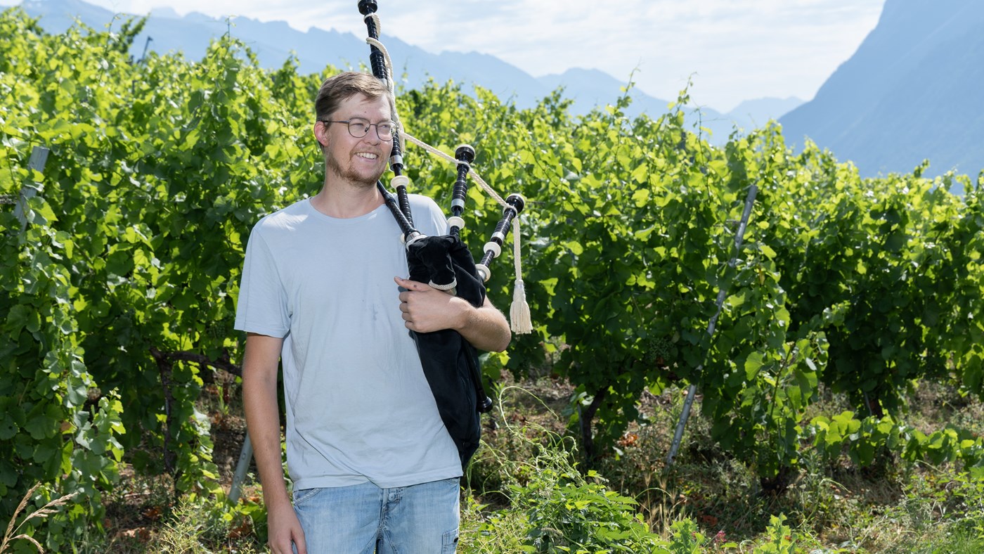 Le vigneron qui jouait de la cornemuse